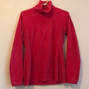 1/4 zip Columbia fleece.